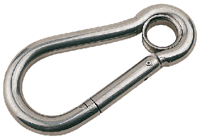 Sea-Dog Line 151605-1 Stainless Steel Snap Hook with Eye 3/8" x 4"