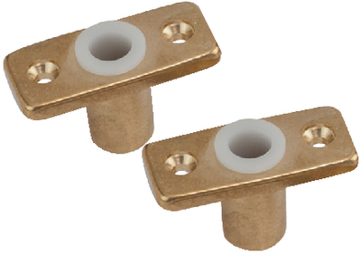 Sea-Dog Line 5806001 Brass Oarlock Sockets Top Mount 1/2" Shaft