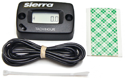 Sierra 56969P Small Engine Tachometer Hourmeter for 2/4 Stroke Outboard Motors