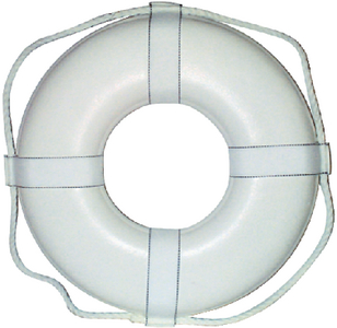 Cal June Buoys GW-30 Jim-Buoy U.S.C.G. Approved Life Ring with Webbing Straps