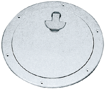 Bomar G840W 8" Locking Deck Plate Stark White