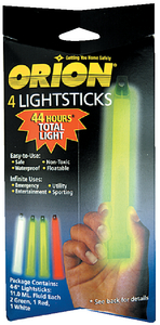 Orion 924/4PK Emergency Safety Lightsticks 6 Inch 4-Pack