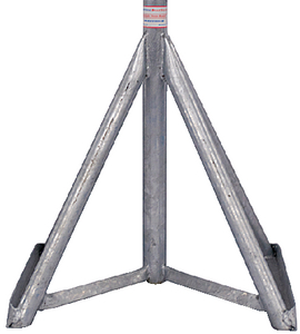 Brownell Boat Stands MB2GBASE Galvanized Motorboat Stand Base 28"-46"