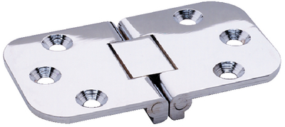 Attwood Marine 66239-3 Flush Hinge Square End Stamped Stainless Steel 2-3/4" x 1-9/16"