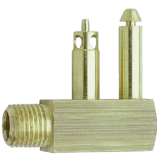 Attwood Marine 8873-6 Fuel Hose Fitting 1/4" Mercury Connection