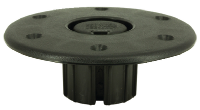 Springfield Marine 1660703 Uni-Lock 2-3/8" Table Base Black Plastic