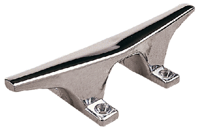 Sea-Dog Line 044104-1 Chrome Zinc Cleat 4-1/2 Inch 4-Hole Surface Mount