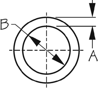 Sea-Dog Line 192940 Galvanized Ring 5/8" x 4"