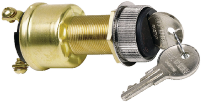 Cole Hersee M550-14BP 3-Position Ignition Switch with Boot