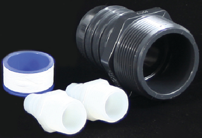 Todd 93-2222 Water Tank Straight Pipe-to-Hose Adapter Kit