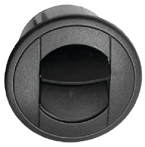Heater Craft H5041B 3" Euro Vent Black Directional Louver with Shut Off