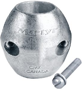 Martyr Anodes CMX06S Streamlined Shaft Zinc Anode with Stainless Steel Slotted Head