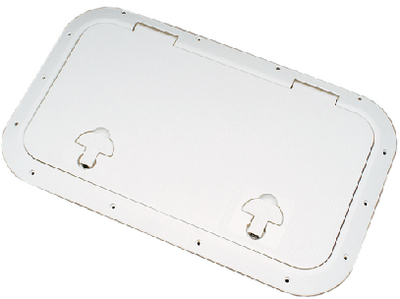 Bomar G81020W Low Profile Flush Mount Hatch 10 x 20 Inch White