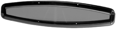 Beckson Marine PF100SB Newport Oval Flex-Port with Smoked Lens and Black Trim