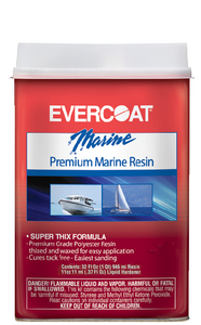 Evercoat 100553 Marine Polyester Finishing Resin with Wax - Quart