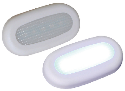 Scandvik 41360P LED 12V Surface Mount Courtesy Light White