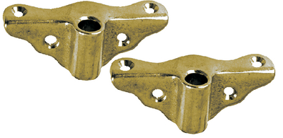 Perko 0833DP0PLB Rowlock Socket Bronze Edge Mount Pair