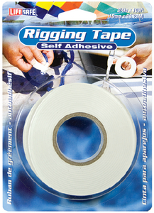 Lifesafe RE3947 Rigging Tape Self-Adhesive 3/4" x 108' White