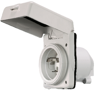 Hubbell HBL303NMBL 30A 125V Non-Metallic Shore Power Inlet