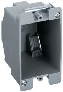 Hubbell HBL6079 Plastic Switch Outlet Box with Mounting Ears