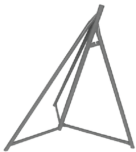 Brownell Boat Stands SB0BASEONLY Sailboat Stand Base 79"-96" Adjustable