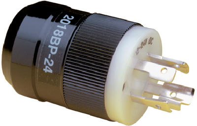 AFI 2018BP-24 Marinco 4-Wire 12/24V Trolling Motor Plug Male