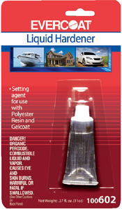 Evercoat 100602 Liquid Hardener 11cc for Quart MEKP