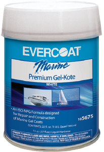Evercoat 105673 Gel Kote White Pint Gelcoat Repair Paste