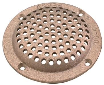 Perko 0086DP2PLB 3" Round Bronze Intake Strainer for 3/4" Hose