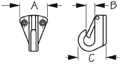 Sea-Dog Line 672520-1 Fender Hook Chrome Plated Brass 7/16" Line