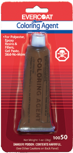 Evercoat 100506 Brown Coloring Agent 1 oz Tube