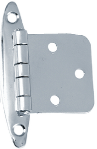 Perko 0272DP0CHR Flush Hinge Chrome Plated Brass Overlay Door