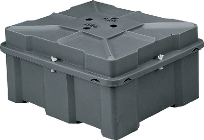 Todd 912339 Heavy Duty 8D Double High Marine Battery Box