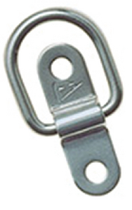 C. Sherman Johnson 48-570 Hinged Mini Pad Eye 3/16 Inch Stainless Steel