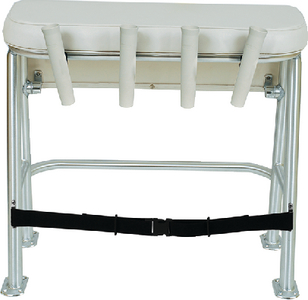 Taco Metals L10-2005BSA-1 Neptune III Standard Leaning Post with 4 Rod Holders