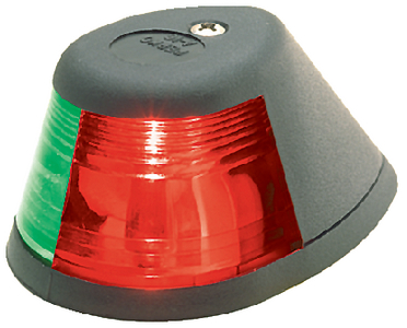 Perko 0252BB0DP1 Bi-Color Bow Navigation Light - Black Plastic Housing