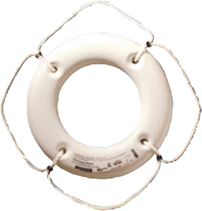 Cal June Buoys HS-24-W Jim-Buoy Hard Shell USCG Approved Life Ring 24 Inch
