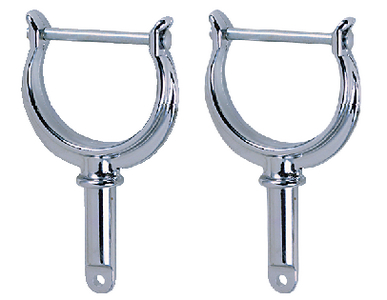 Perko 1227DP0CHR Rowlock Horns Chrome Plated Zinc Pair