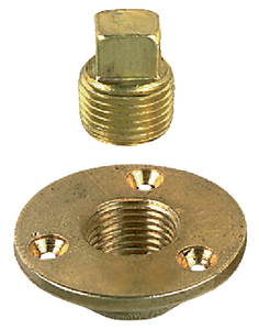 Perko 0714DP1PLB Garboard Drain Plug - 1/2" Bronze Marine Boat Drain