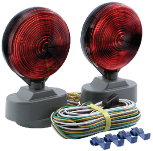 Optronics TL-21RK Magnet Mount Towing Light Kit with 20' Wiring Harness