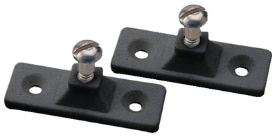 Sea-Dog Line 273250-1 Side Mount Deck Hinge 2-Hole Black Pair