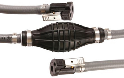 Attwood Marine 93806YLP7 Fuel Line Hose Kit 3/8" x 6' for Yamaha Outboards