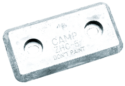 Camp Zinc ZHC5 Zinc Hull Plate 8 x 4 x 3/4 Inch
