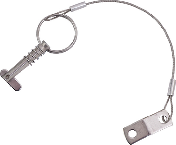 Sea-Dog Line 299986-1 Stainless Steel Toggle Pin with Lanyard - 1/4 Inch Straight Pin