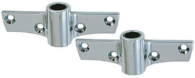 Perko 1187DP0ZNC Side Mount Rowlock Sockets - Pair with Plastic Bearings