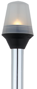 Attwood Marine 5122-08-7 All-Round Pole Light 8" with Fixed Base Globe Style