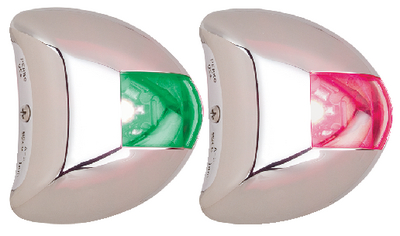 Perko 0617DP2STS Vertical Mount LED Side Lights Stainless Steel Pair