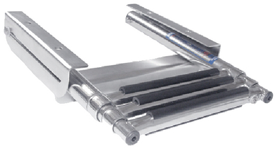 Windline SM-3X Stainless Steel Under Platform Telescoping Ladder 3-Step