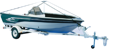 Attwood Marine 10795-4 Deluxe Boat Cover Support System for Boats Up to 19 Feet