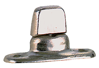 Perko 0994000NKL Curtain Fastener Flanged Stud - Nickel Plated Brass